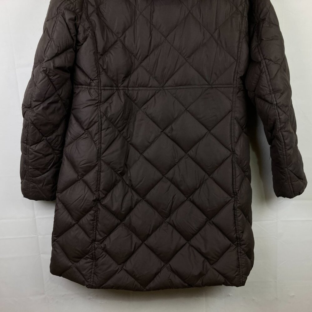 Eddie Bauer Womens L 700 Down Fill Hooded Winter Long Parka Puffer Warm Jacket - Picture 9 of 9